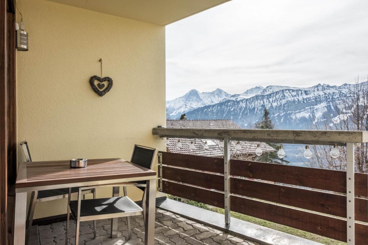 Apartment Alpenrose 2.5 Mit Mitbenutzung Spa & Wellness - Griwa Rent Ag Beatenberg Exterior foto